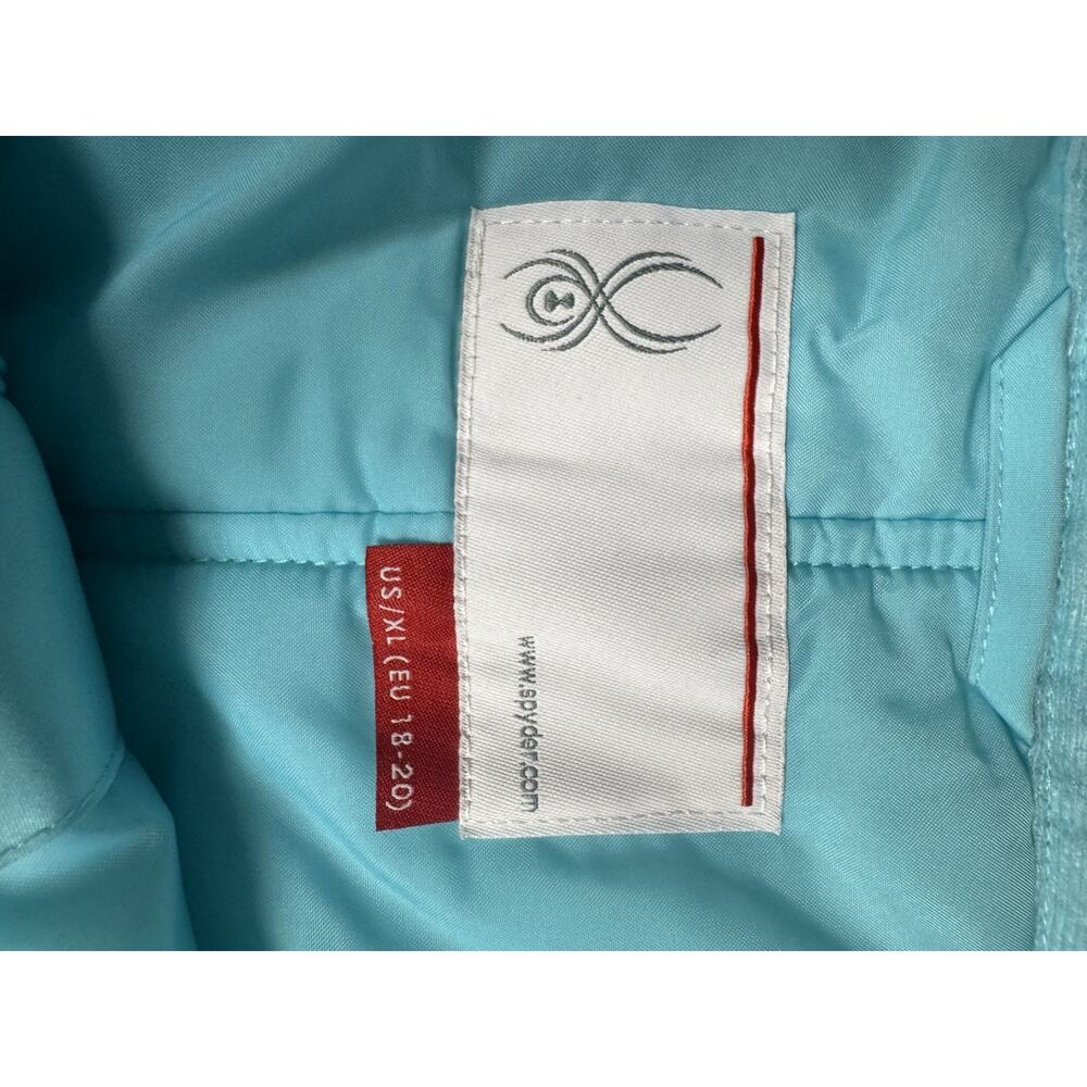 Spyder Snow Pants Women XL Light Blue Hone Gore-Tex Waterproof Ski Winter Vented - Picture 3 of 16